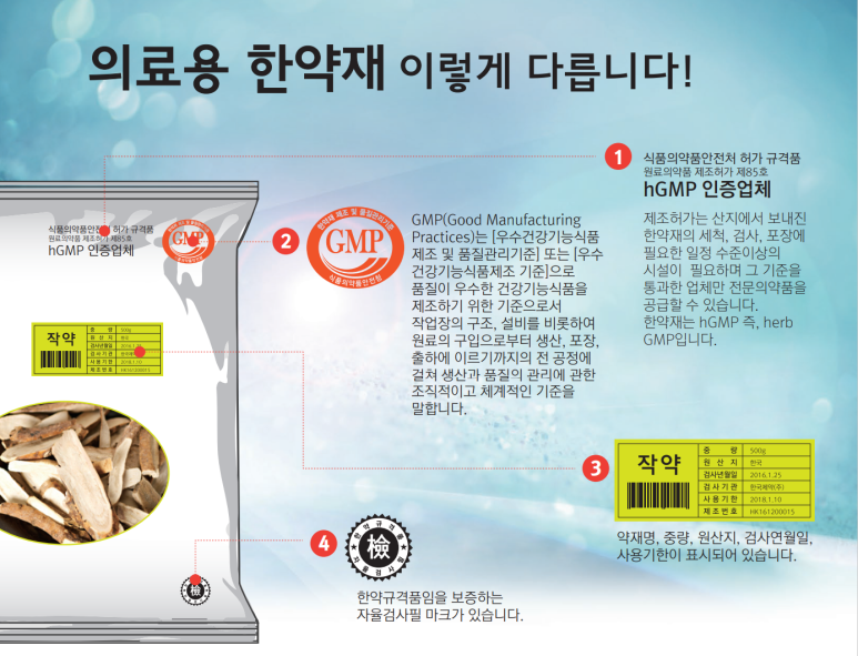 의료용 한약재 이렇게 다르다( 한의사와 그 가족이 누구보다 의료용 한약을 가장 많이 복용하는 이유 중 하나)